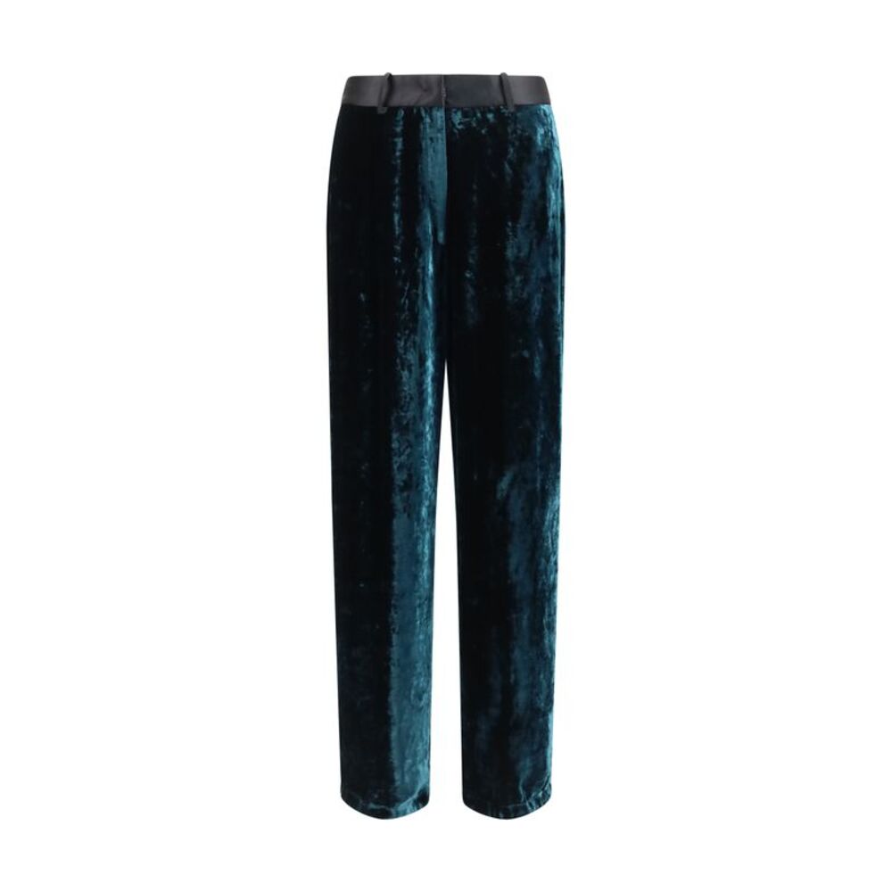 Forte_Forte Women Moiré Velvet Tuxedo Pants